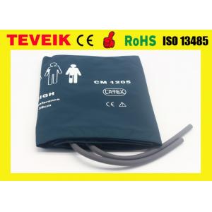 China Adult double tube nylon material reusable blood pressure cuff,medical accessory NIBP cuff used for Patient monitor supplier