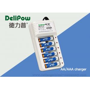 China Environmental Nimh 9v Rechargeable Battery And Charger 6 Slots supplier