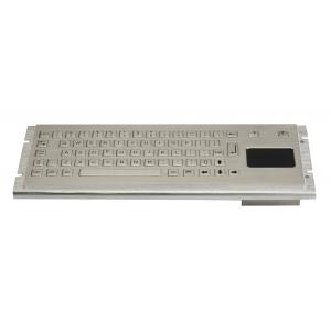 Small IP65 dynamic vandal proof Industrial Keyboard With Touchpad , short stroke