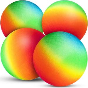 China 6 Ultralight Bouncy Inflatable Playground Ball Rainbow Non Toxic supplier