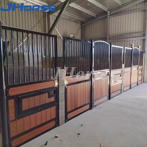 China Secure Easy Install Free Standing Horse Stall Panels Bamboo Wood Interlock Stable Boxes supplier