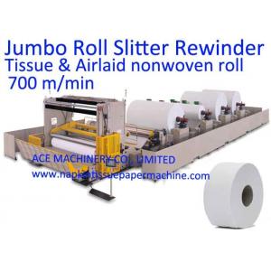 1200mm Automatic Mother Roll Tissue Paper Slitting And Rewinding Machine