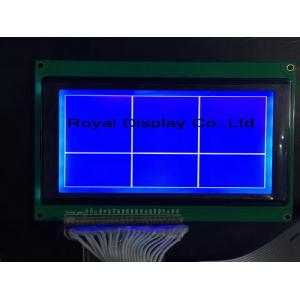 China FSTN Postive STN Bule Graphic Lcd Display Module 240*128 Dots With T6963C supplier