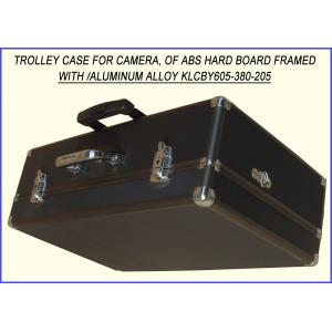 Anti - Shock Camera Hard Case Jumbo Aluminum Crystal Storage Case With Foam Padding EVA Lining