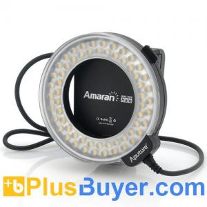 China Apurture Amaran AHL-C60 - Macro LED Ring Light For Canon (60 LEDs, 6W, 8 Mounts) on sale 