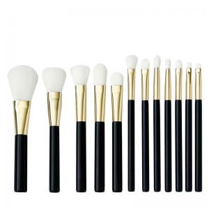 Professional Travel Makeup Brush Set 12pcs With Classic Portable Cosmetic Bag