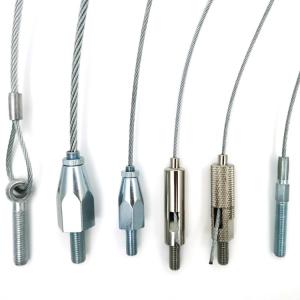 China Threaded Rod Mounting Systems Wire Suspension Hanging Kit Cable Lock Assembly supplier