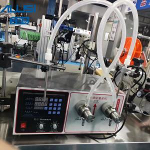 China Ampoule Bottle Liquid Filling Machine Electric Digital Control Quantitative Double Heads Magnetic Pump supplier