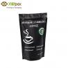 China Zip Lock Flat Bottom Coffee Packing Bags With Valve Custom Printed wholesale