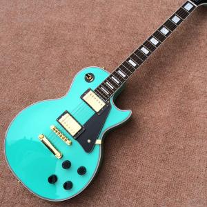 China Custom LP electric guitar, Rosewood Fingerboard & Solid Mahogany Body Gold hardware electric guitar, Free shipping supplier
