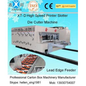 Corrugated Box Flexo Printer Slotter Machine / Single Color Flexo Printing Machine