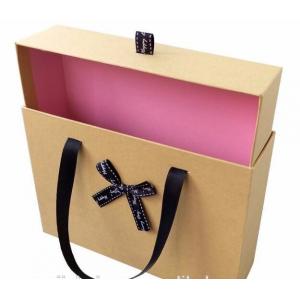 China Custom printed luxury black paper cardboard folding magnetic clothing gift box with ribbon,Paper Chocolate Gift Box For supplier