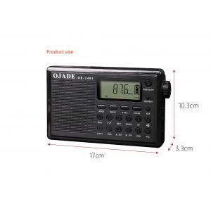 Display Fm MW SW Digital Radio 10.2cm Bluetooth Radio Speaker Removable Battery
