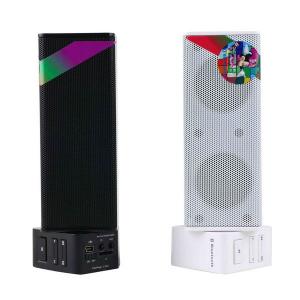Cool cube design handsfree outdoor portable speaker, FM/Aux/card reader