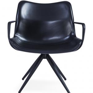 China Soft Cushion 76x59x84cm Modern Swivel Lounge Chair supplier