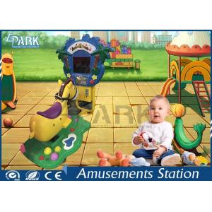 China Elephant / Dinosaur Coin Operated Amusement Kids Ride Machines supplier