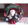 China Wall Mounted Home Personalised Christmas Decorations Santa Holding a Penguin wholesale