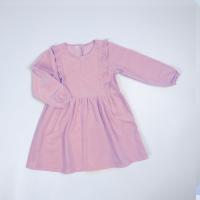 China Boutique Pink Princess Dress Corduroy Fabric For Birthday Party on sale