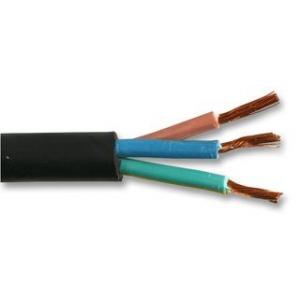 China Black Flexible Industrial Electrical Cable H05RR - F With VDE SAA Certification supplier