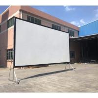 China 300 Inch Front And Rear Fast Fold Projector Screen Outdoor Theater Screen on sale