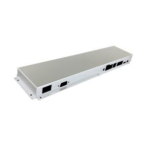 China Custom 1U Industrial Computer Chassis with Laser Cut Technology and Precision Tolerance (0.01-0.05mm) for Customizable Length Sheet Metal Fabrication wholesale