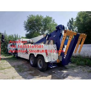 China 360 Degree Rotation Crane Wrecker Tow Heavy Cargo Truck For Broken Car Tow supplier