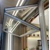 Luminescence Stained Glass Folding Window Creating Dynamic Color Projections Throughout Daylight Hours