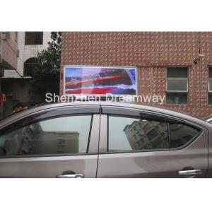 China High Luminance 6mm Epistar Taxi LED Display JPG BMP WMF Picture , 192×96 mm P6 LED Display supplier