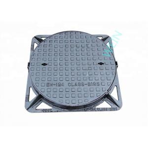 China Round Double Sealed Internal Inspection Chamber Cover Ductile Iron EN124 supplier