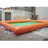 China Outdoor Small Orange Inflatable Water Kids Pool for Swimming and Walk Roller on sale