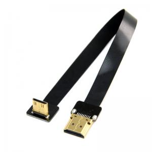 China Mini Male To Male FPC Flat HDMI Ribbon Cable Customized Length For Fpv HDTV supplier