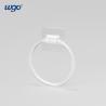 ISO 9001 white Plastic Towel Ring Holder 5KG Damage Free PVC sticker