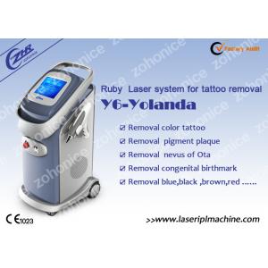 Colorful Touch Screen Laser Tattoo Removal Machine With Multi-Language Interface Program