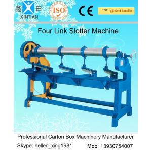 China Adjustment Carton Box Making Machine 1.5kw with Four Links Slotter , 3000mm Width supplier