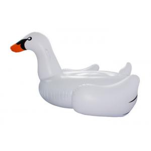 Non-toxic PVC Inflatable Water Toys , Inflatable Swan Pool Float Lounger