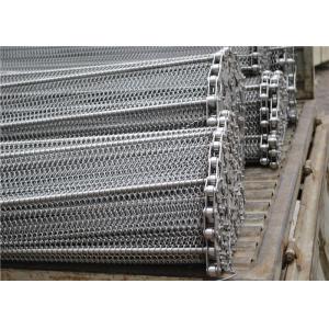 China Stainless Steel Mesh Conveyor Belt , Horseshoe Wire Mesh Heat Resistance wholesale