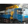 Durable Safety XCMG Transporting Telescopic Boom Truck Mounted Crane, 13m Height