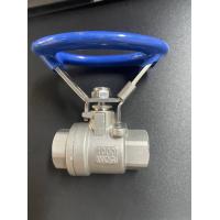 China 2PC Stainless Steel Oval / Round Handle Thread Ball Valve with Shipping Cost Included on sale