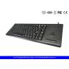 China Plastic Industrial Computer Keyboard With Function Keys And Integrated Trackball wholesale