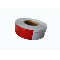 China 0.05*45.72m Dot C2 Reflective Tape  ,  Red Trailer Reflector Stickers Pressure Sensitive Adhesive on sale
