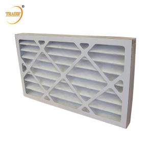 China 80%RH AHU Pre Filter Paper Pleated Air Filter For Air Conditioner supplier
