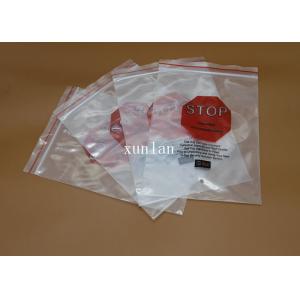 China Flat Top Open PE Plastic Bags Offset Printing With 2 Or 3 Sealing Sides supplier