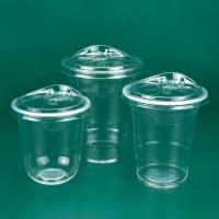 China Reusable 10oz Plastic Cup Lids Smooth Heat Resistant on sale