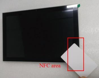 LED status lights & NFC Reader Android System 10" Industrial POE Tablet PC Wall