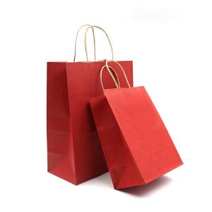 OEM ODM Service Reusable Paper Shopping Bags With 8 Color Flexo Printing