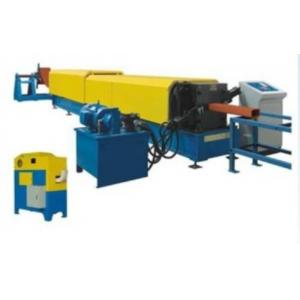 China Industrial Downspout Roll Forming Machine With Hydraulic Pipe Bending Machine supplier