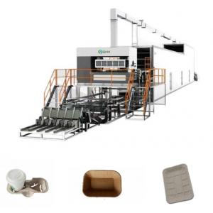 Coffee Cup Tray Production Line High Speed Paper Cup Carrier Making Machine