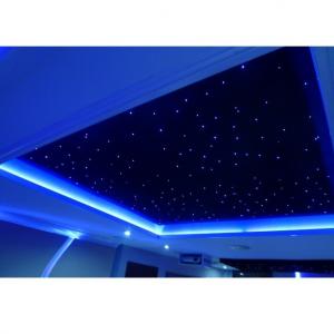 RGB Lights 7 Colors Magnetic Star Ceiling Panels Polyester Fiberboard For Home Theater