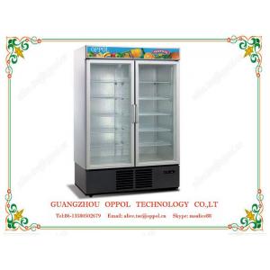 China OP-206 Cooler Beverage Showcase Fridge Upright Glass Door Freezer supplier