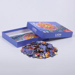 China Personalized Rectangular Christmas Puzzles 500 Pieces Full Color Printing supplier